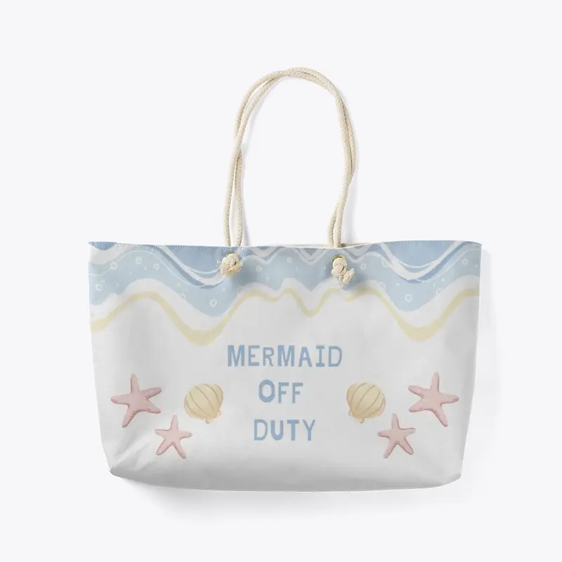  Beachy Mermaid Weekender Tote Bag